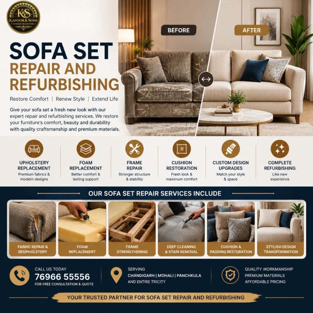 Sofa Repair and Refurbishing